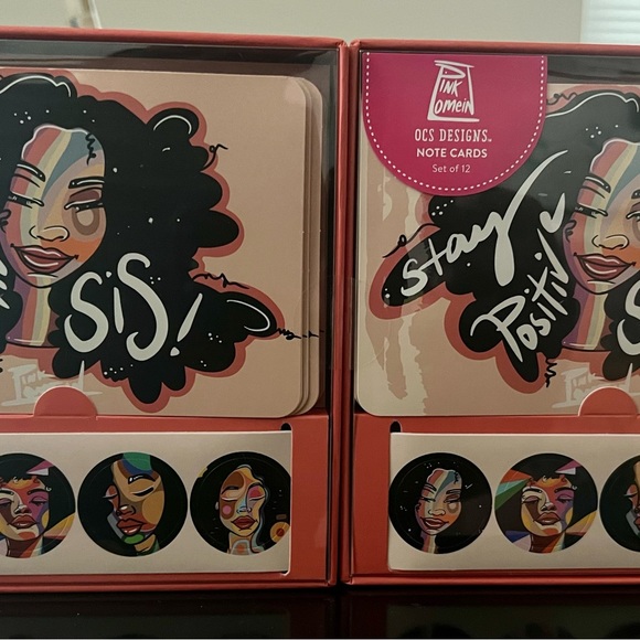 PinkLomein Other - 2. Pink Lomein - Stay Positive Sis - PinkLomein Greeting Cards